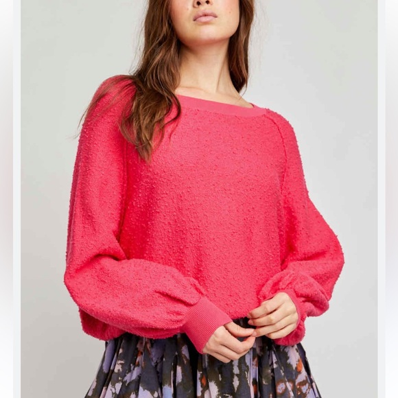 Free People | Found My Friend Bouclé Pullover Sweater - Picture 1 of 8